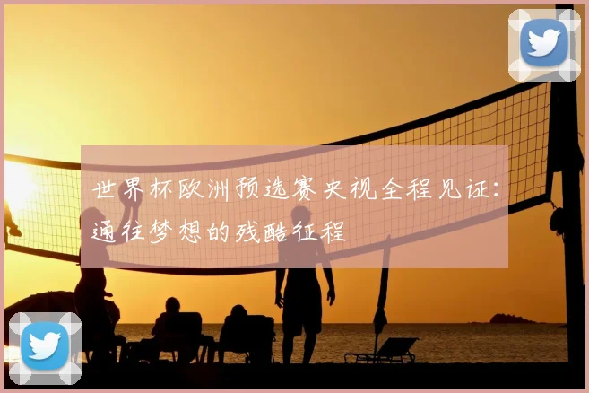 世界杯欧洲预选赛央视全程见证：通往梦想的残酷征程
