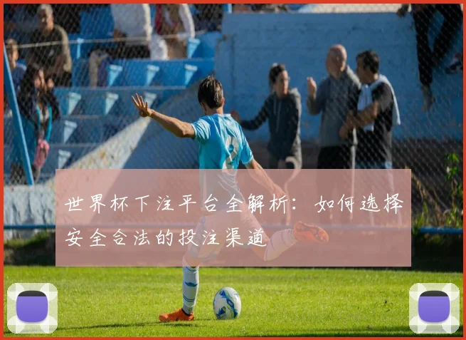 世界杯下注平台全解析:如何选择安全合法的投注渠道